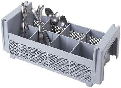 Cambro 8FBNH434-8 Compartment Half Flatware Basket