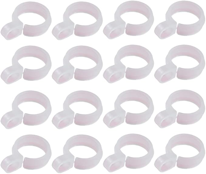 50 Pcs Plastic Windproof Hanger Hooks Clothes Hanger Buckle Clip Laundry Hanging Hooks Closet Rod Hanging Tool for Drying Rack