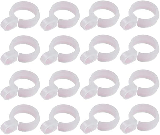 50 Pcs Plastic Windproof Hanger Hooks Clothes Hanger Buckle Clip Laundry Hanging Hooks Closet Rod Hanging Tool for Drying Rack