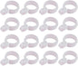 50 Pcs Plastic Windproof Hanger Hooks Clothes Hanger Buckle Clip Laundry Hanging Hooks Closet Rod Hanging Tool for Drying Rack