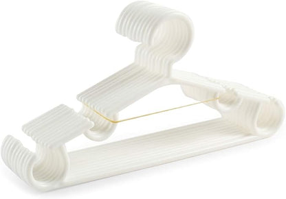 10 Pieces/Set Tubular Hanger for Baby Clothes Durable Plastic Nursery Hangers for T-Shirt Coat Pants Trousers Baby Suits