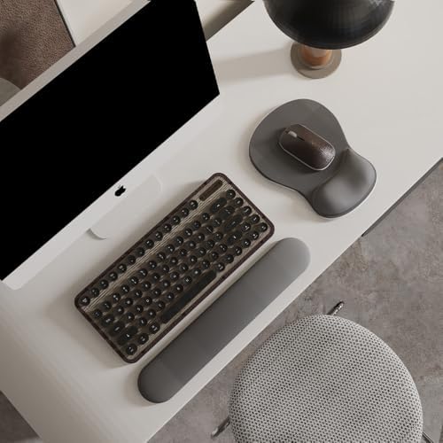 ErgoComfort Gel Wrist Rest Mouse Pad-Ergonomic Office Mousepad with Wrist Support-Non-Slip, Design Desk Accessories Mat for Home&Game Decor (04Graphite Glide) - Image 2