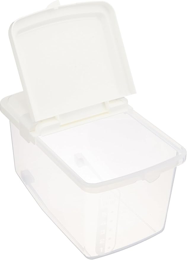 JapanBargain, Japanese Rice and Pet Food Storage Container, Ideal for Dry Food, Dog Food, and Cat Food, 11 lbs, 6-Pack