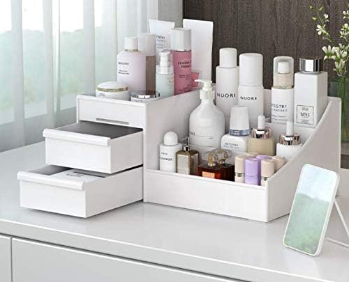 Drawer Type Cosmetics Storage Box Dormitory Desktop Finishing Dresser Skin Care Lipstick Plastic Shelf ABS Material