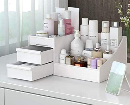 Drawer Type Cosmetics Storage Box Dormitory Desktop Finishing Dresser Skin Care Lipstick Plastic Shelf ABS Material