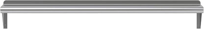 AmGood 8 in. x 48 in. Stainless Steel Wall Shelf | NSF | Metal Shelving | Garage, Laundry, Storage, Utility Room | Restaurant, Commercial Kitchen