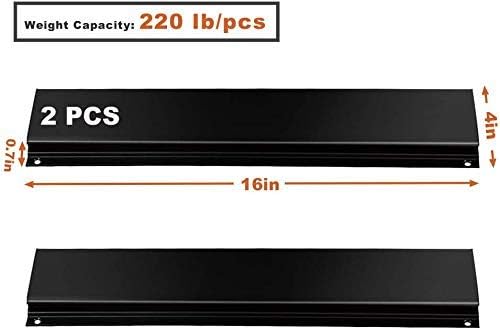 Wallmaster 8-Bin Storage Bins Garage Rack System & Bike Rack for Garage 2-Pack Bike Hooks Bike Hanger Wall Mount