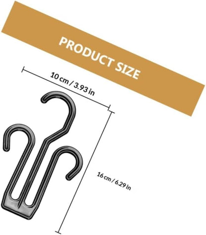 GLEAVI 24pcs Plastic Shoe Hanging Hooks Drying Organizer Rack for Slippers Sandals Thickened Design with Strong Load Capacity Fit for Men and Women Shoes