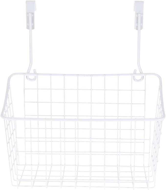 Garneck Cabinet Storage Basket over Door Basket Hanging Storage Rack for Kitchen Bathroom Office