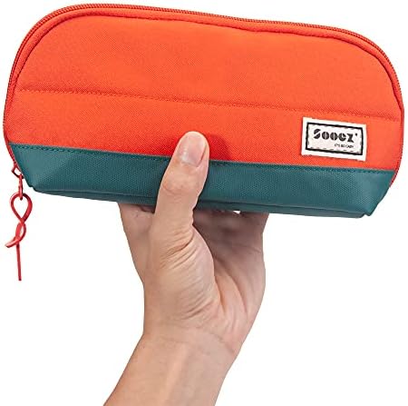 Sooez Wide-Opening Pencil Pen Case, Lightweight & Spacious Pencil Pouch by Sooez