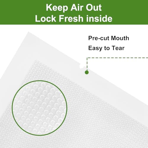 Vacuum Sealer Bags for Food Storage, 100pcs Precut Quart & Gallon - Image 5
