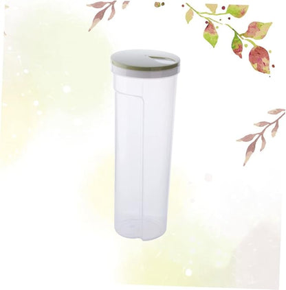 Zerodeko Food Storage Container Cereal Container Oatmeal Container Pasta Noodles Terrariums Canister Rice Bin Dry Food Storage Grain Storage Pot With Scale Storage Tank Spaghetti Sealed Jar