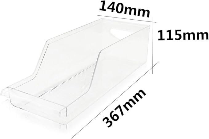 Garneck Beverage Storage Container Set Refrigerator Can Dispenser Design Fridge Organizer for Cans Soda and Drinks for Kitchen and Pantry