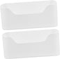 Alipis 2pcs Adhesive Cabinet Door Organizer Wall-Mounted Storage Rack for Kitchen and Bathroom Plastic Holders for Spices and Bottles Space-Saving Solution