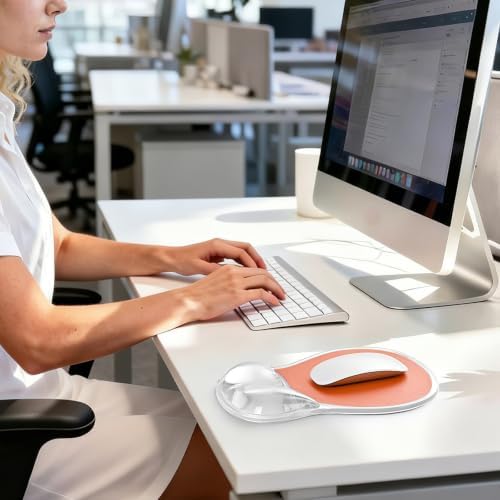 EooCoo Ergonomic Washable Mouse Pad with Gel Wrist Rest Support - Image 7