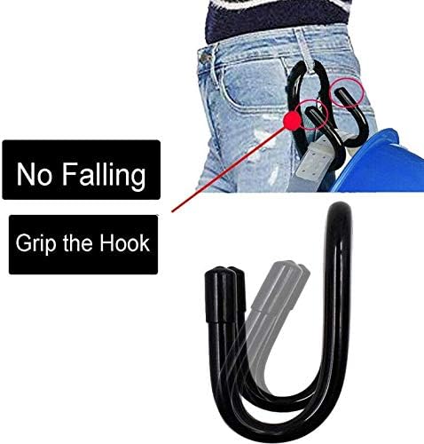 Flexible Over The Seat Hard Hat Rack Holder - Expandable Coat Rack Hanger - Universal Drying Rack Over Home Kitchen Storage Shelf Display Stand for Hanging Hats, Caps, Mugs, Coats, Helmet -2/PK