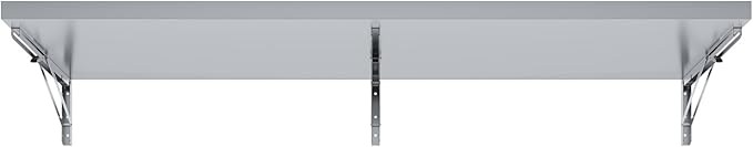 AmGood Stainless Steel Folding Wall Shelf 18 in. x 60 in. | NSF | Concession Stand, Food Truck, Kitchen, Restaurant, Garage, Laundry, Utility Room