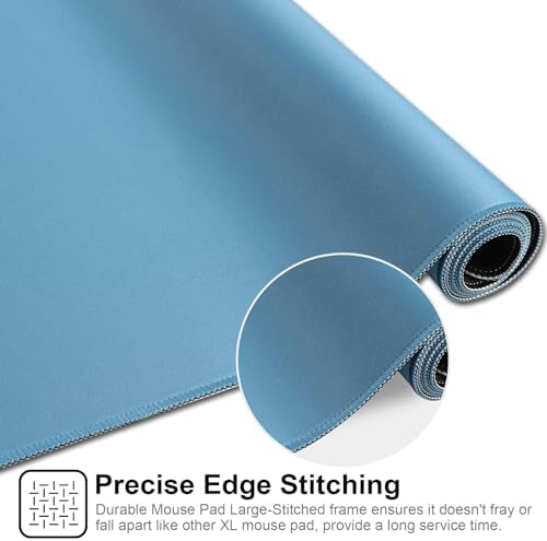 XXL Gaming Mouse Pad 35.4x15.7 Professional Large Mouse Pad & Computer Game Mouse Mat-90x40 Iceblueus - Image 5