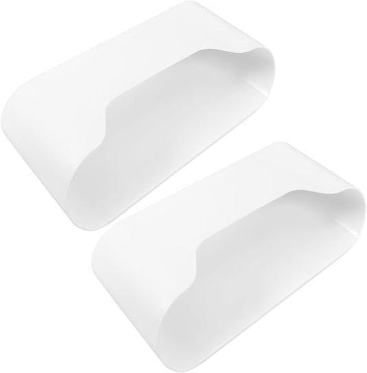 Garneck 2pcs Wall-mounted Kitchen Shelves Door Organizer Adhesive Mount Storage Box for Makeup Office Supplies Wall Makeup Organizer Bottle Holder
