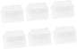 6pcs Shoe Container Storage Shoe Boxes Stackable Organizer for Closet Racks