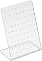 Acrylic Earring Display Stand Organizer, 72 Holes, Jewelry Storage Rack Showcase for Ear Studs, Clear Holder