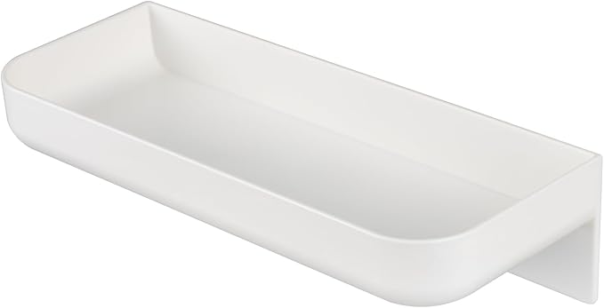 Glasses Holder Wall Mounted, Self Adhesive Eyeglasses Storage Box, Sunglasses Organizer Holder for Bathroom Bedroom, Foyer (White)