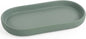 INGOFIN 7" Ceramic Bathroom Vanity Tray- Bathroom Organizer Countertop Tray for Perfume, Jewelry, Candles, Small Kitchen Counter Soap Tray, Decorative for Bathroom Vanity, Toilet Tank, Green
