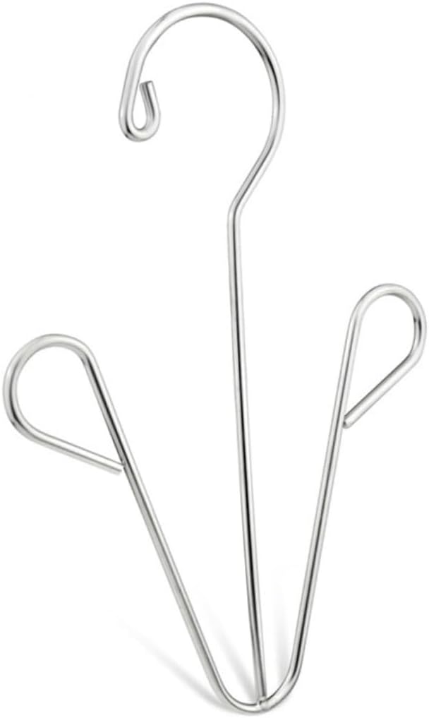 Happyyami Stainless Steel Shoes Drying Rack 2pcs Shoe Hanger Organizer Hooks for Easy Hanging for Household Use and Space Saving in Closets and Bathrooms