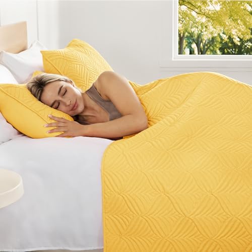 Whale Flotilla Extra Soft Twin Quilt Bedding Set, Lightweight Bedspreads - Image 2