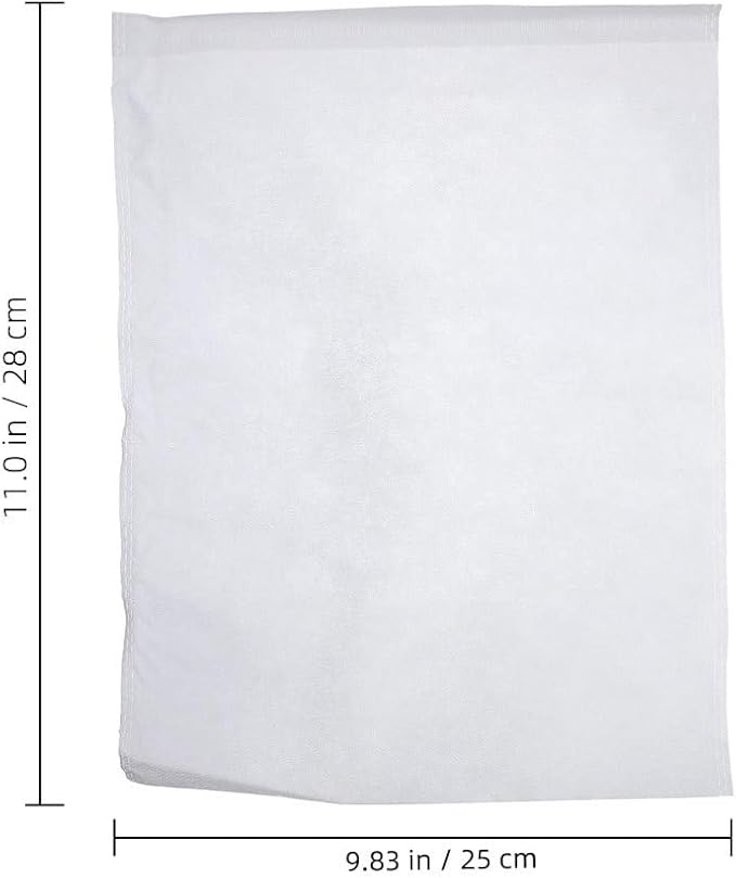 Cabilock 100Pcs Non-Woven Storage Bags 11X9.8 Inch Dustproof Isolation Bags for Shoes Clothing Travel Home Organization