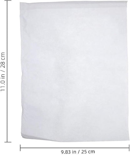 Cabilock 100Pcs Non-Woven Storage Bags 11X9.8 Inch Dustproof Isolation Bags for Shoes Clothing Travel Home Organization