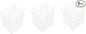 GLEAVI 3pcs Over Cabinet Organizer Sturdy Iron Hanging Basket Storage Rack for Kitchen Bathroom Space Saving Wire Basket for Utensils Toiletries More Easy Installation with Hooks