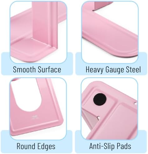 Mr. Pen- Book Ends, 4 Pack, Light Pink - Image 4