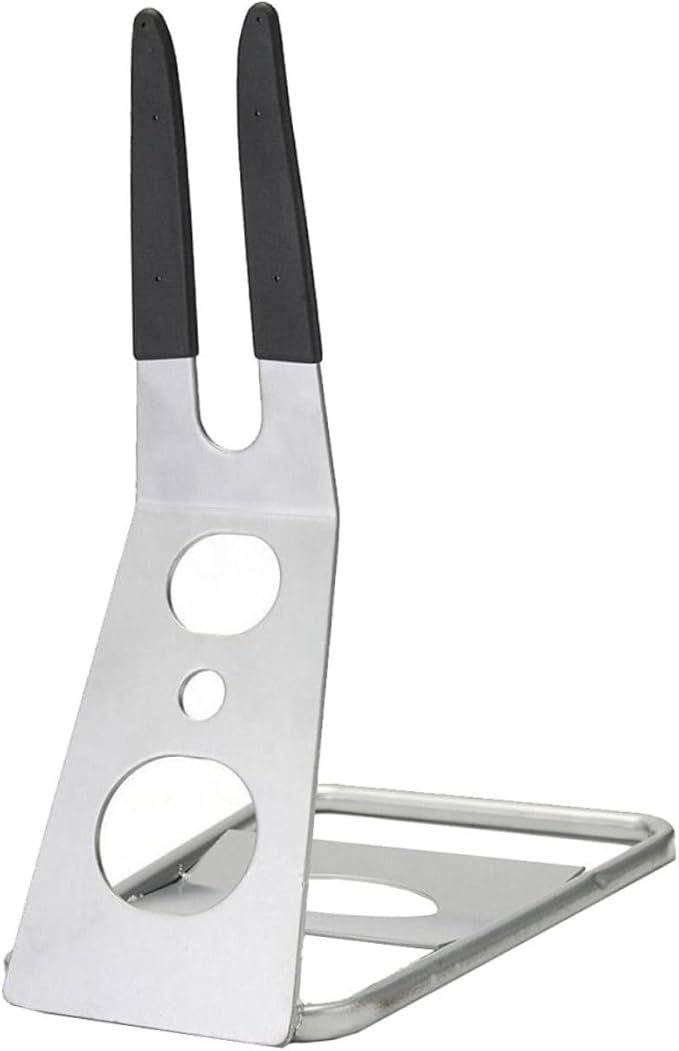 Bike Kickstand Non-Slip Display Bike Stand Foldable Metal Parking Rack Silver Non-Slip Rack Foldable Stand Portable Mountain