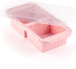 Souper Cubes 2 Cup Silicone Freezer Tray with Lid, Perfect for Storing Lasagna, Leftovers, Sauces, Portioned Meals and More, Silicone Freezer Mold for Meal Prepping - Cotton Candy - 1-Pack