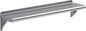 AmGood 8 in. x 36 in. Stainless Steel Wall Shelf | NSF | Metal Shelving | Garage, Laundry, Storage, Utility Room | Restaurant, Commercial Kitchen