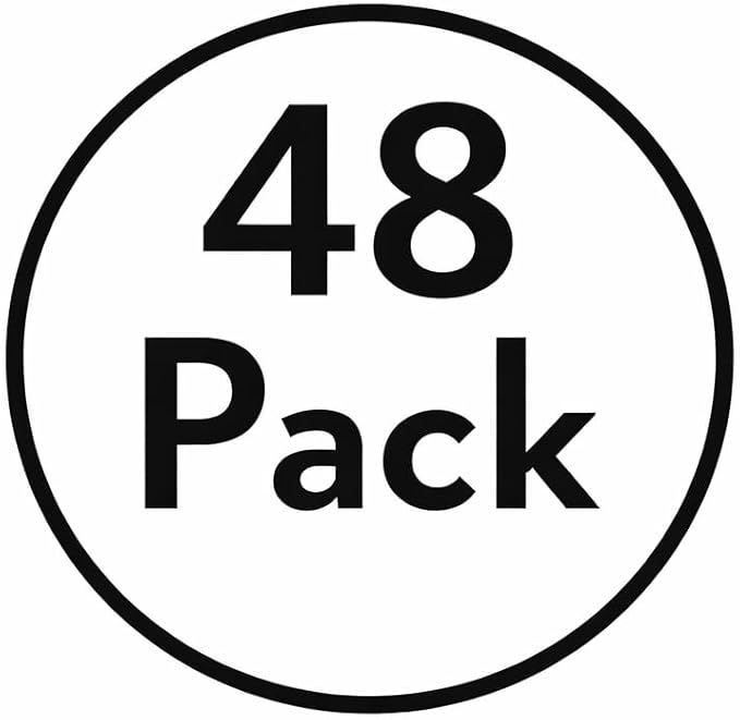 Sterilite 48 Pack Storage Box, 12 Quart Stackable Tote, Clear Plastic Container with Secure Snapping Lids for Home and Office Organization, White