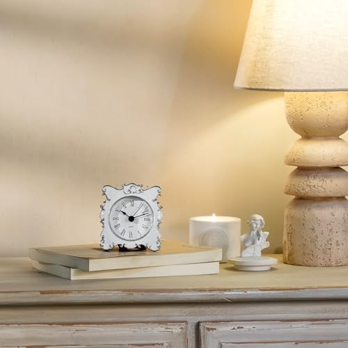 NIKKY HOME Small Table Clock, 3 Inch, Battery Operated for Bathroom - Image 2