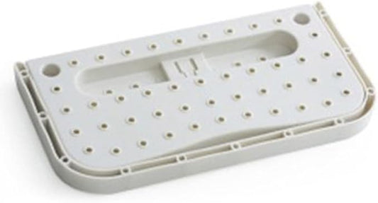Over The Door Shoe Organizer, Non Slip ABS Plastic Stable Wall Mount Shoe Holder, Space Saving Hanging Rack for Sneakers High Heels Slippers Home Closet Storage (White)
