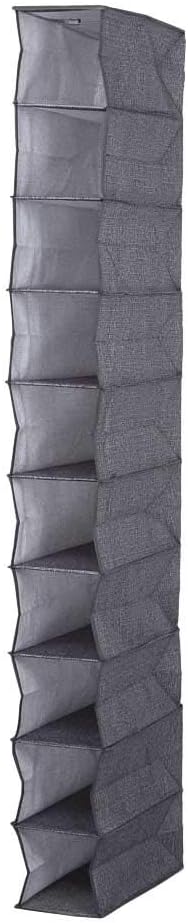 Whitmor Hanging Shoe Shelves - Crosshatch Gray