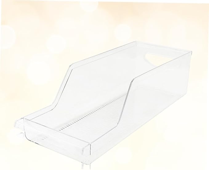 Beverage Organizer for Fridge Pantry Storage Bins Can Holder Stackable Material Refrigerator Containers