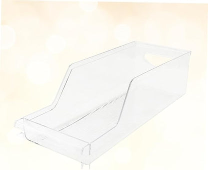 Beverage Organizer for Fridge Pantry Storage Bins Can Holder Stackable Material Refrigerator Containers