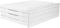Lurrose Stackable Shoe Storage Boxes Organizer with Lid 3-layer Foldable Drawer Shoe Organizer for Closet and Storage Solution