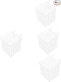 Cabilock 4pcs Wire Basket Hanging Storage Organizer for Kitchen Pantry Craft Room over Cabinet Door Basket Sturdy Iron Design Space-saving for Easy Access and Organization