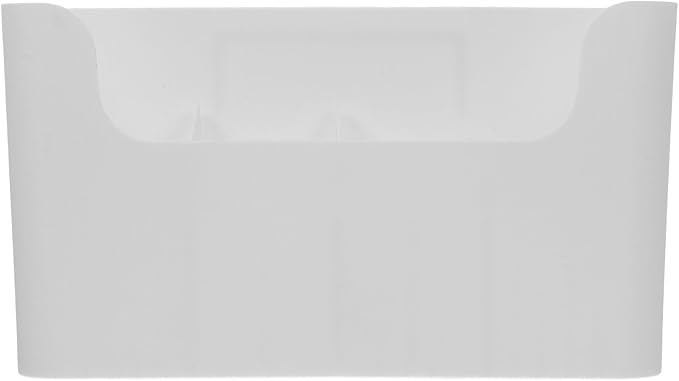 Kitchen Cabinet Door Organizer Hanging Storage Basket Large Plastic Storage Bin Adhesive Wall-mounted Sundries Holder for Refrigerator Side