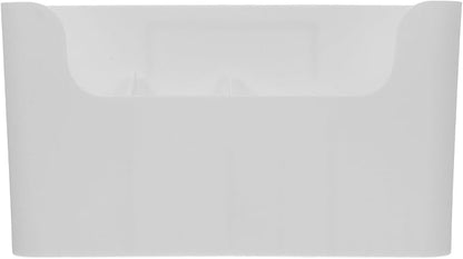 Kitchen Cabinet Door Organizer Hanging Storage Basket Large Plastic Storage Bin Adhesive Wall-mounted Sundries Holder for Refrigerator Side
