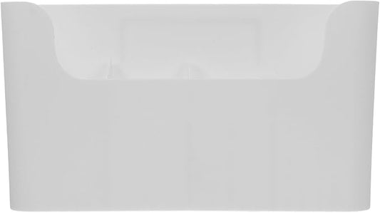 Kitchen Cabinet Door Organizer Hanging Storage Basket Large Plastic Storage Bin Adhesive Wall-mounted Sundries Holder for Refrigerator Side