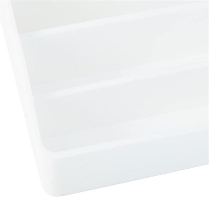 iDesign The Sarah Tanno Collection Silicone Makeup Palette Holder and Cosmetic Organizer, White