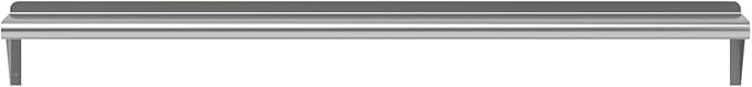 AmGood 8 in. x 60 in. Stainless Steel Wall Shelf | NSF | Metal Shelving | Garage, Laundry, Storage, Utility Room | Restaurant, Commercial Kitchen