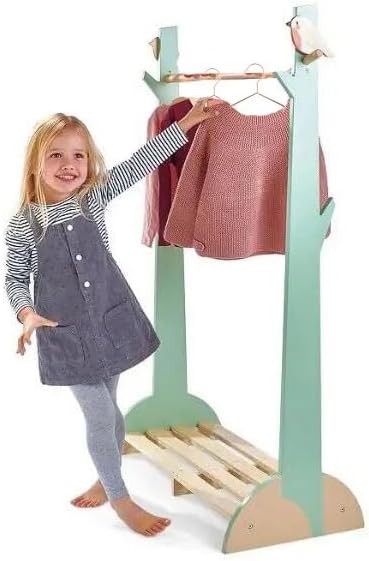 12.5" Rose Gold Shiny Steel Metal Wire Children's Baby Toddler Infant Hangers - 10 Pack Non-Slip Durable Space-Saving Baby Clothes Coat Hangers